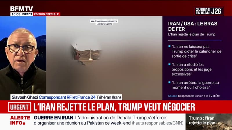 Moyen-Orient: l'Iran rejette le plan de paix américain