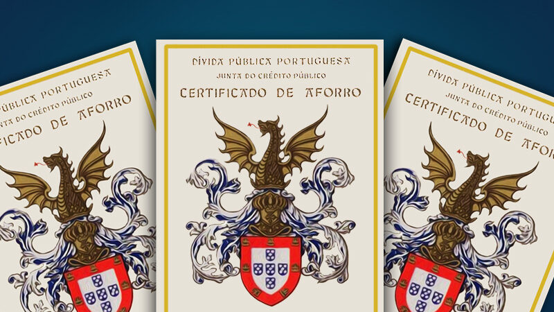 Taxa de juro dos Certificados de Aforro dá maior salto em mais de dois anos. Sobe para 2,138% para subscrições em abril