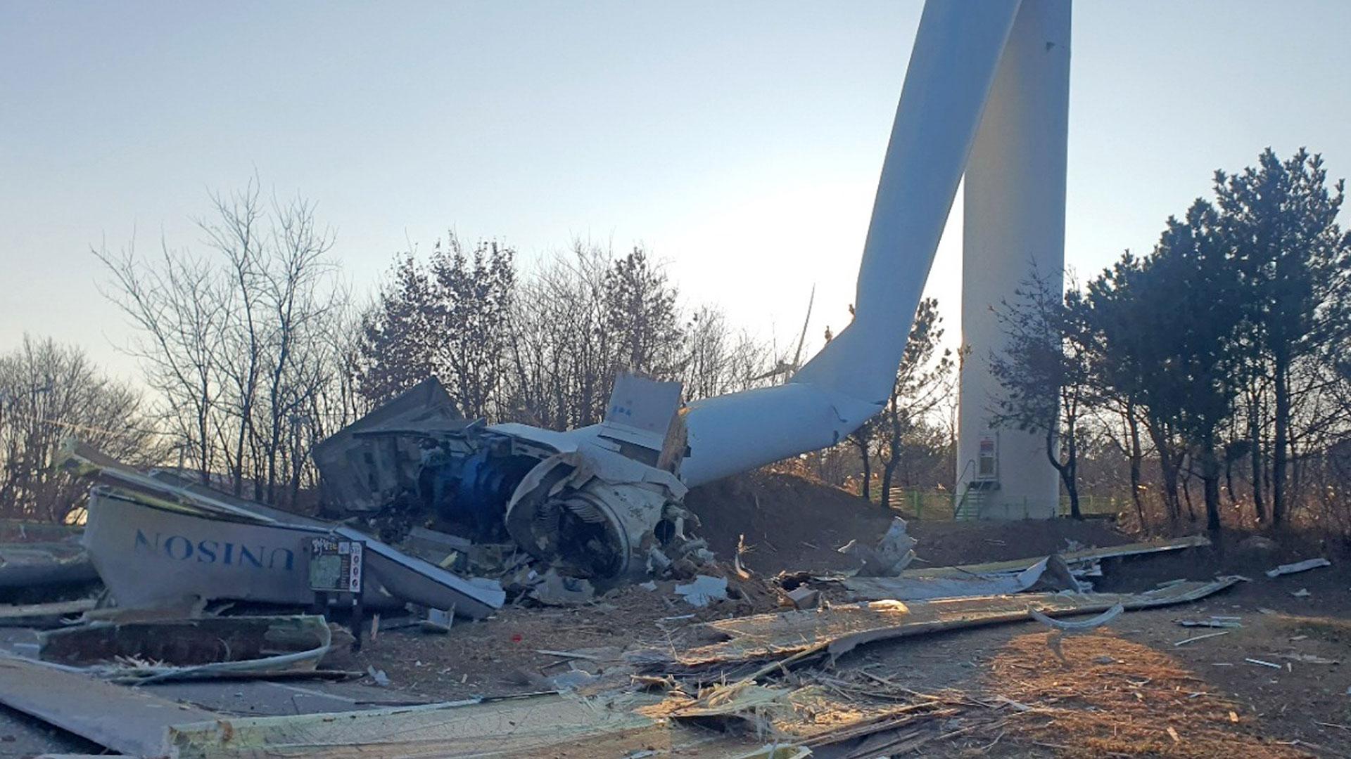 풍력발전기 꺾임 원인은 '센서 이상'…수사 확대