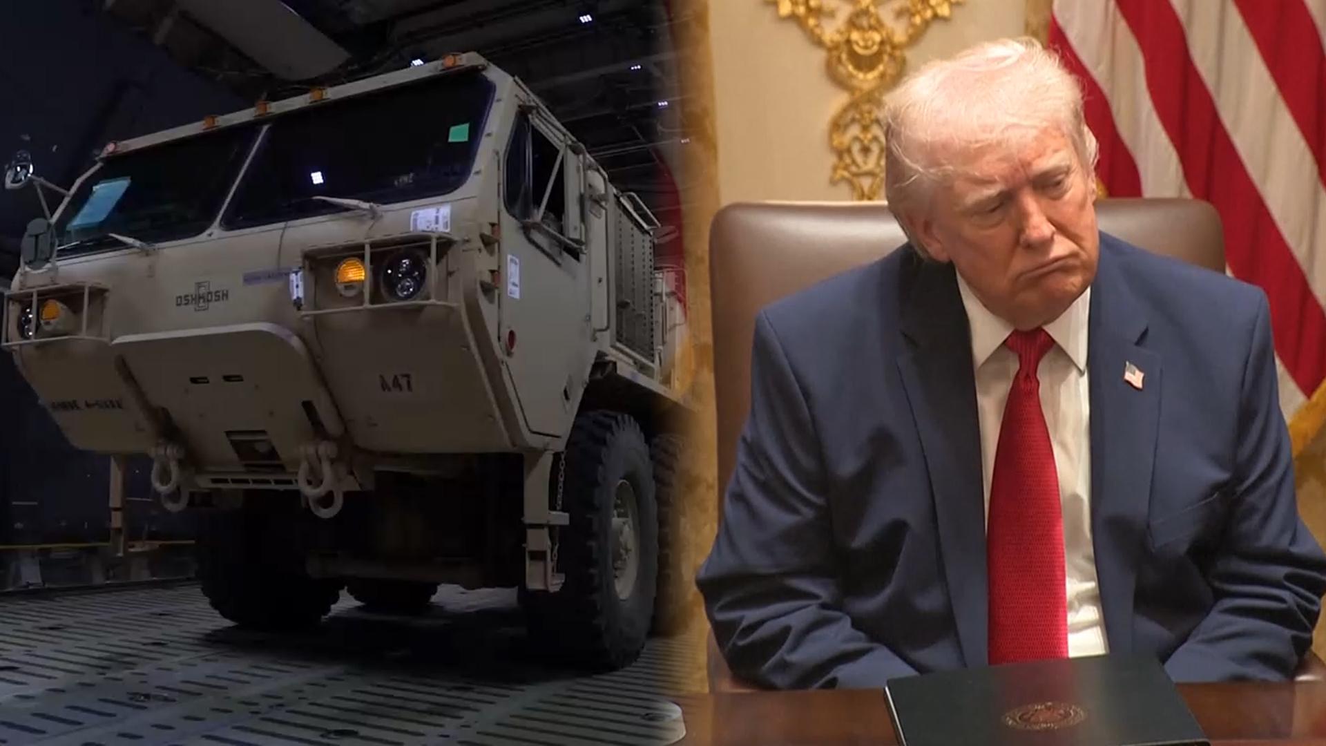 우크라 지원무기 중동으로…트럼프 뒤끝?