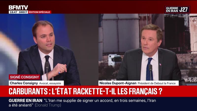 SIGNÉ CONSIGNY - Carburants : l'État rackette-t-il les Français? - 26/03