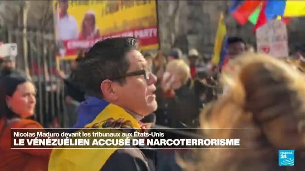 Vénézuela : le président Maduro, accusé de narcoterrorisme, de retour devant la justice américaine