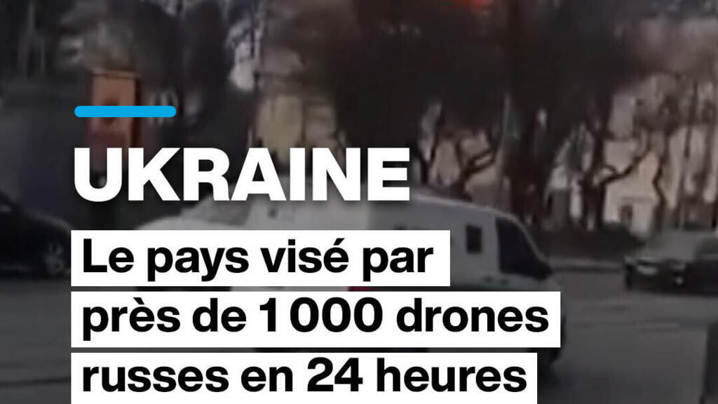 L’Ukraine visée par près de 1 000 drones russes en 24 heures