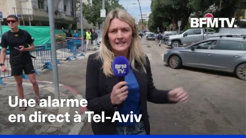 Guerre au Moyen-Orient: au cœur d'une nouvelle alerte à Tel-Aviv, Israël