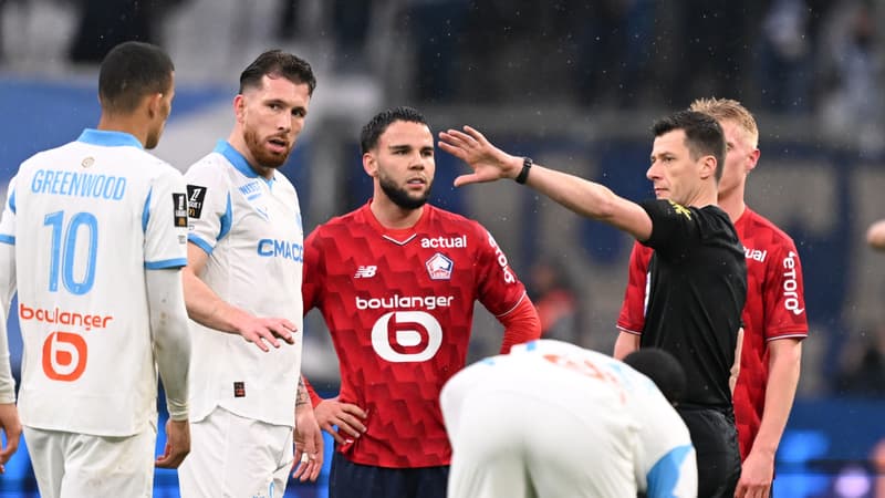 Ligue 1: la FFF oublie les deux matchs polémiques OM-Lille et OL-Monaco dans son debrief de l'arbitrage