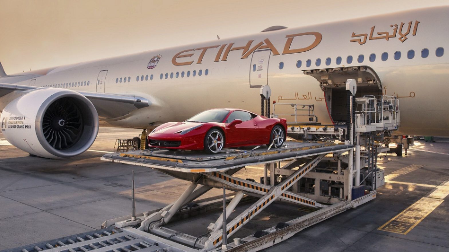 Ferrari acelera entregas áereas para o Médio Oriente