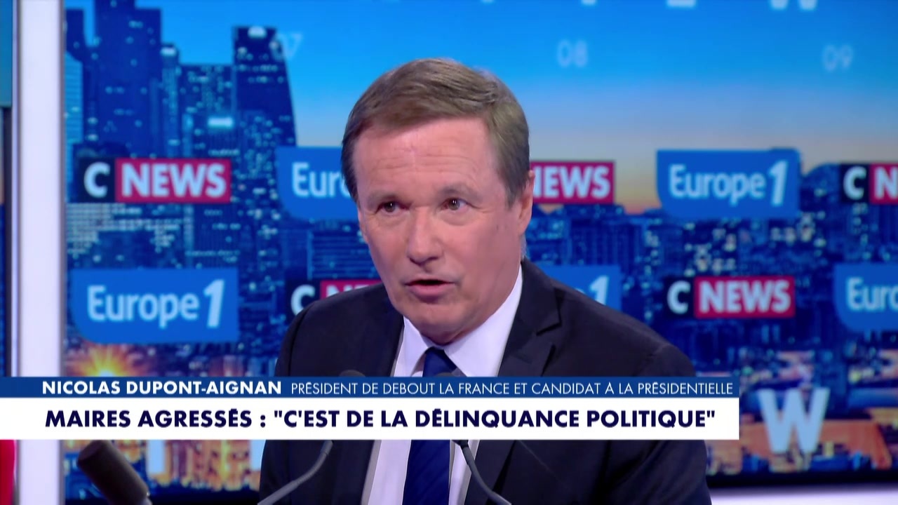 Maires sortants hués dans des villes remportées par LFI : «Une mafia a pris le pouvoir», estime Nicolas Dupont-Aignan