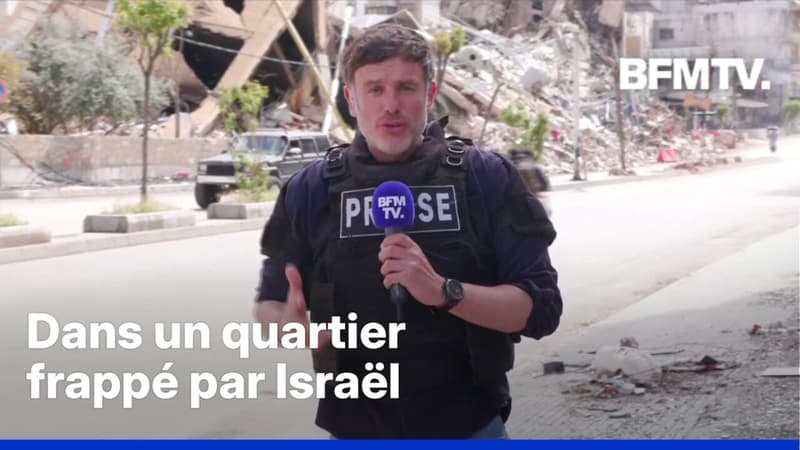 Guerre au Moyen-Orient: à Dahieh, un quartier libanais frappé par Israël