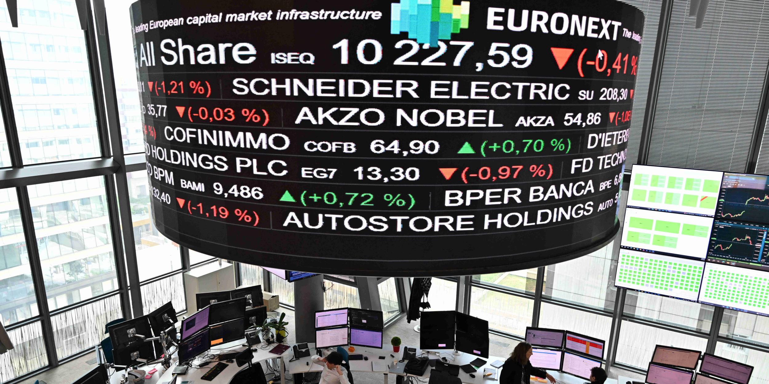 La Bourse de Paris en nette hausse avec les espoirs de fin de guerre au Moyen-Orient